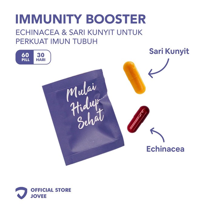 Immunity Booster – Echinacea & Sari Kunyit untuk Perkuat Imun Tubuh (30 Days)